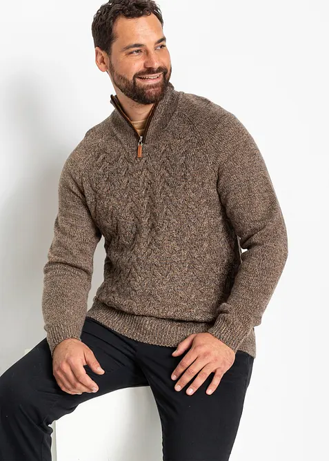 Pull camionneur à torsades, bonprix