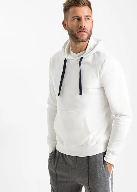 Sweat &agrave; capuche 100% coton, bonprix
