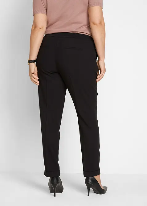 Pantalon avec taille entièrement élastiquée, bonprix