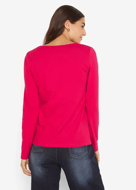 Lot de 2 T-shirts manches longues, bonprix