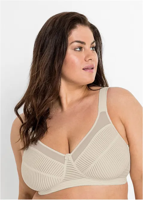 Soutien-gorge minimiseur sans armatures &agrave; bretelles rembourr&eacute;es, bonprix