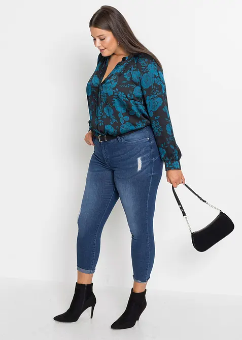 Blouse en crêpe léger, bonprix