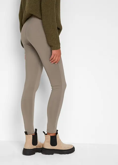Legging chaud &agrave; taille &eacute;lastiqu&eacute;e, bonprix
