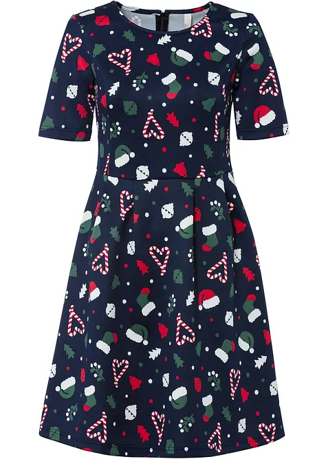 Robe trapèze courte, bonprix