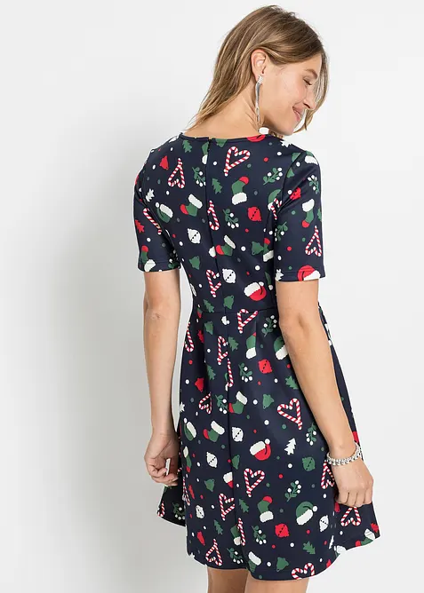 Robe trapèze courte, bonprix