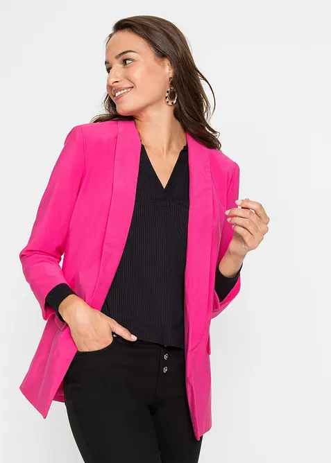 Blazer long en viscose majoritaire, bonprix