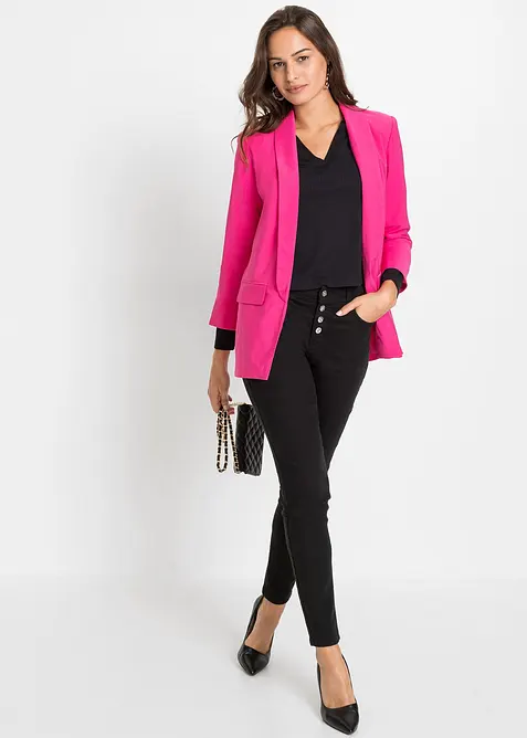 Blazer long en viscose majoritaire, bonprix