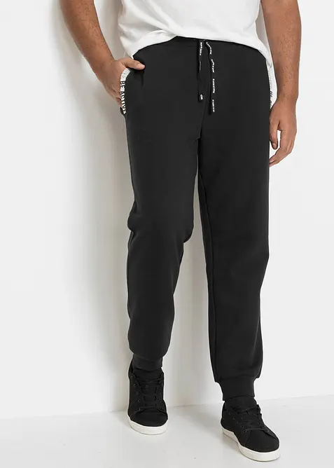 Pantalon de jogging avec détails sportifs, bonprix