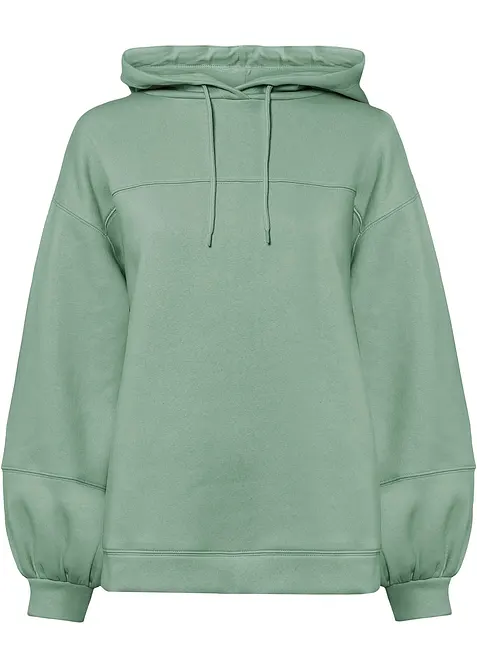 Sweat à capuche oversize en coton mélangé doux, bonprix