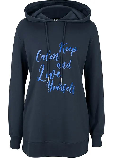 Sweat &agrave; capuche 100% coton, bonprix