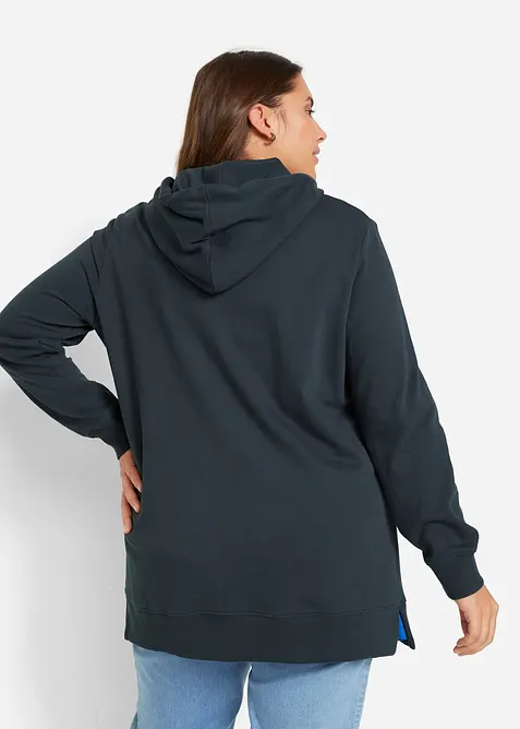 Sweat &agrave; capuche 100% coton, bonprix