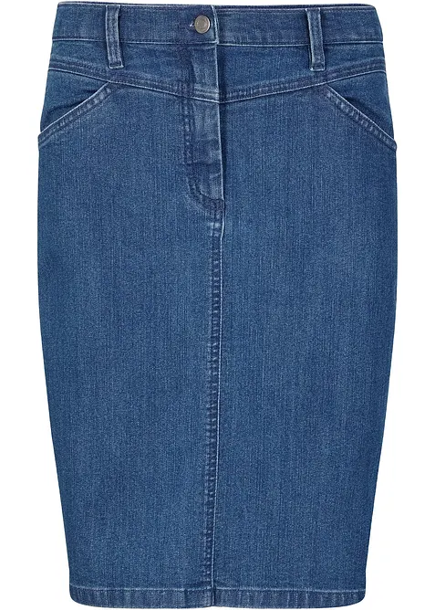 Jupe en jean extensible, bonprix