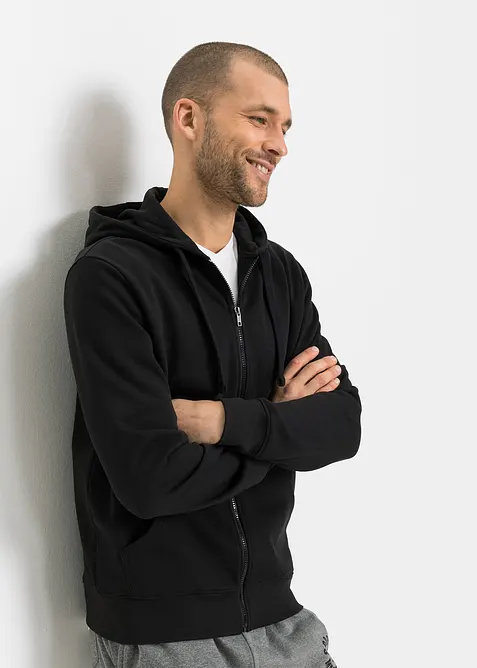 Lot de 2 sweats &agrave; capuche zipp&eacute;s&nbsp;, bonprix