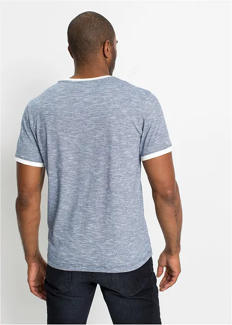 T-shirt en coton avec laçage, bonprix