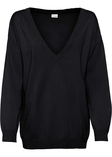 Pull oversize en viscose mélangée, bonprix