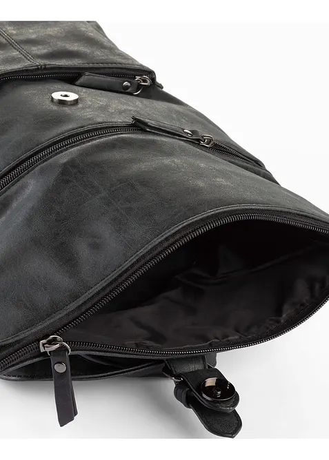 Sac à dos avec poche extérieure et boucle, bonprix