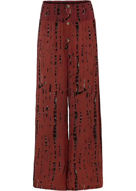 Pantalon palazzo en viscose fluide, bonprix