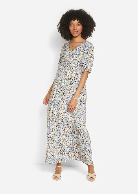 Robe longue de grossesse et d'allaitement en jersey, bonprix