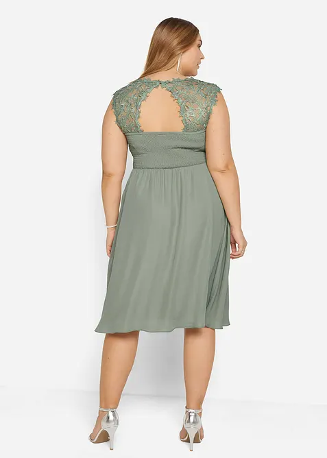 Robe courte à dentelle, bonprix