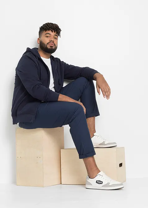 Lot de 2 sweats à capuche zippés , bonprix