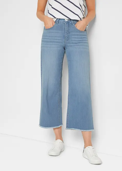 Jean large 7/8 extensible, bonprix