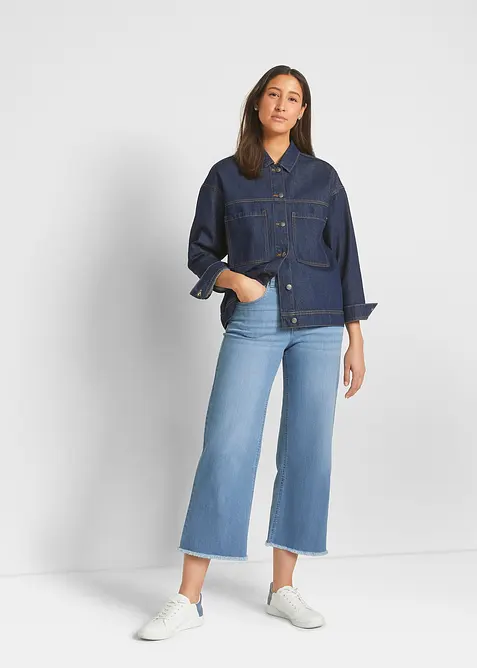 Jean large 7/8 extensible, bonprix