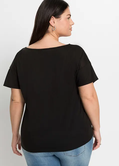 T-shirt avec découpe, bonprix