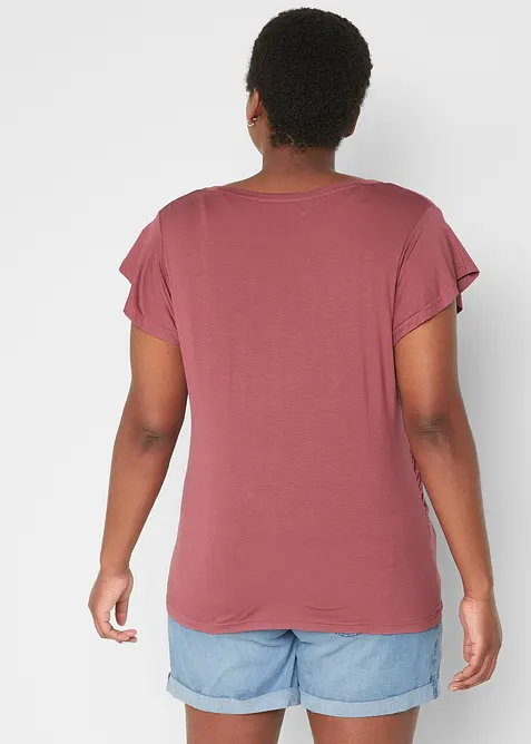 Blouse T-shirt de grossesse avec fonction allaitement avec viscose, bonprix
