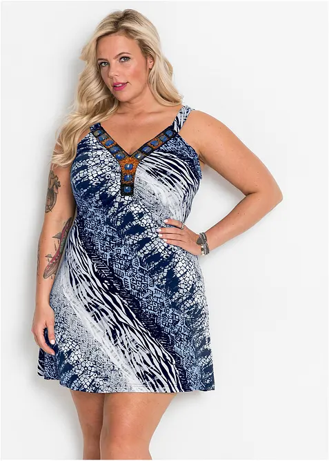 Robe trapèze en jersey, bonprix