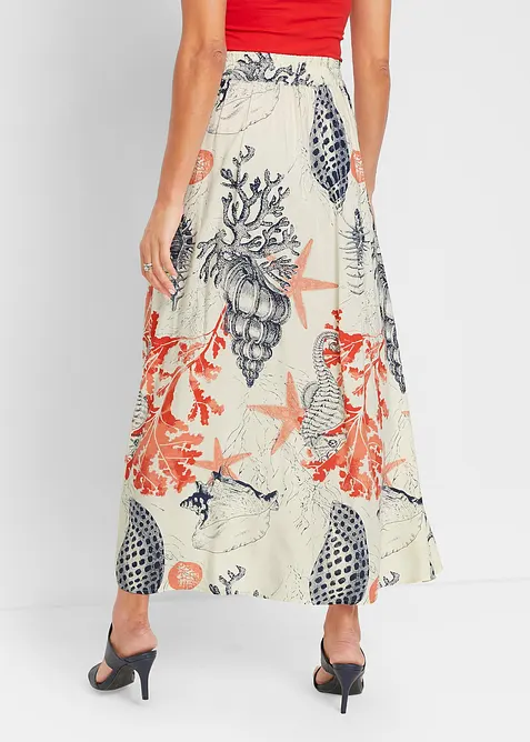 Jupe longue en viscose fluide, bonprix