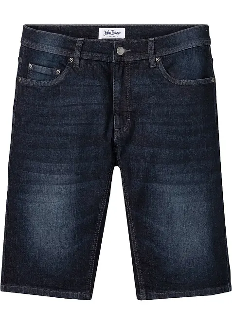 Bermuda en jean extensible avec entrejambe renforcé, Regular, bonprix