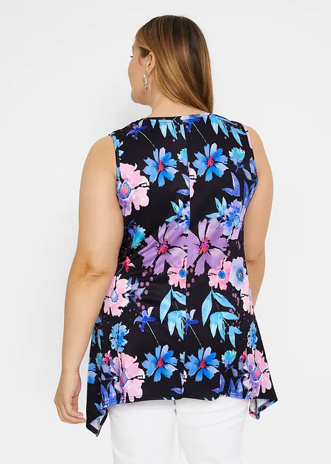 T-shirt long à pans, bonprix