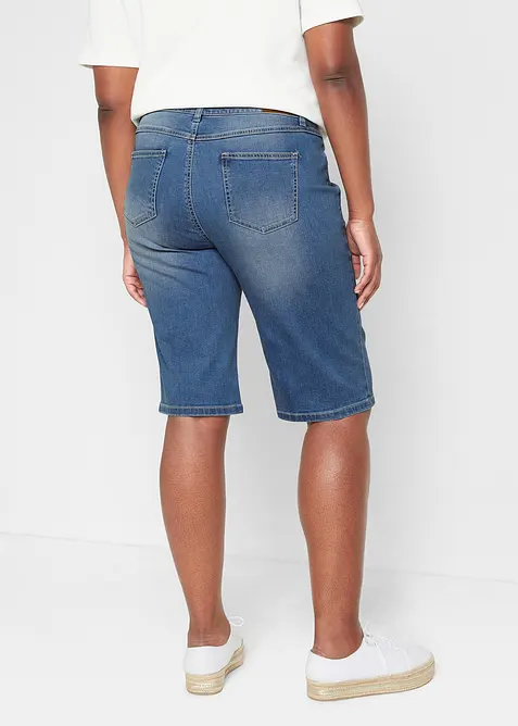 Bermuda en jean confort stretch, bonprix