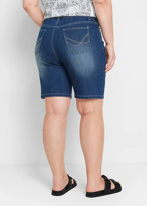 Bermuda en jean, taille mi-haute, bonprix