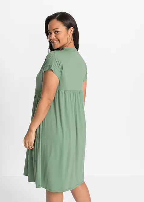 Robe-tunique douce en viscose extensible, bonprix