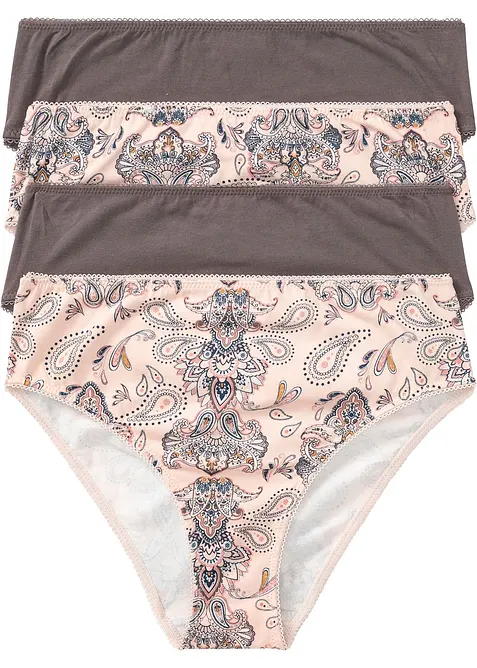 Lot de 4 slips Maxi coton confortables, bonprix