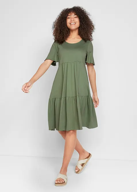 Robe en jersey 100% coton, bonprix