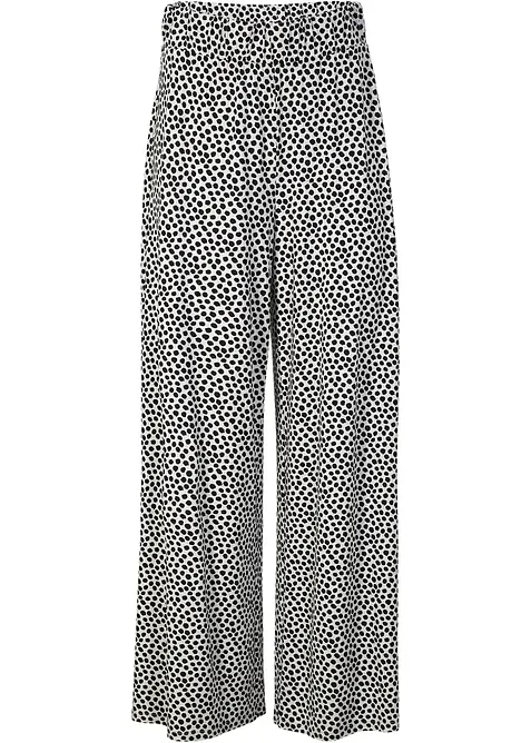 Pantalon palazzo en viscose extensible, bonprix
