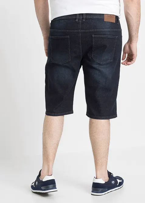 Bermuda en jean extensible avec entrejambe renforcé, Regular, bonprix