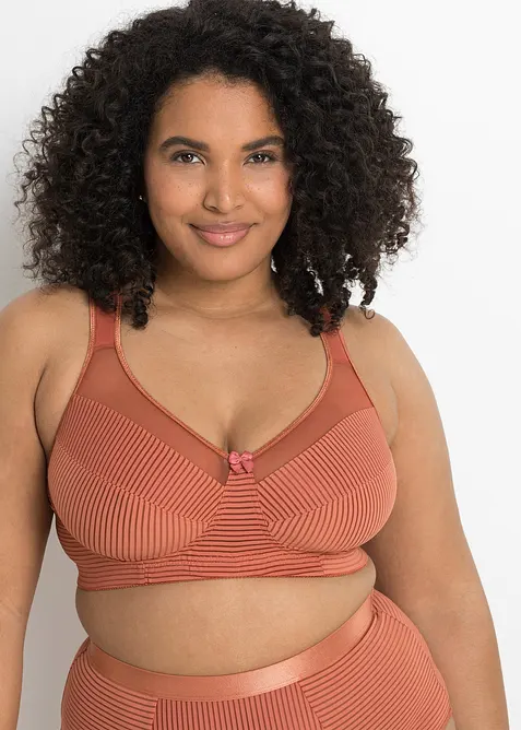 Soutien-gorge minimiseur sans armatures à bretelles rembourrées, bonprix