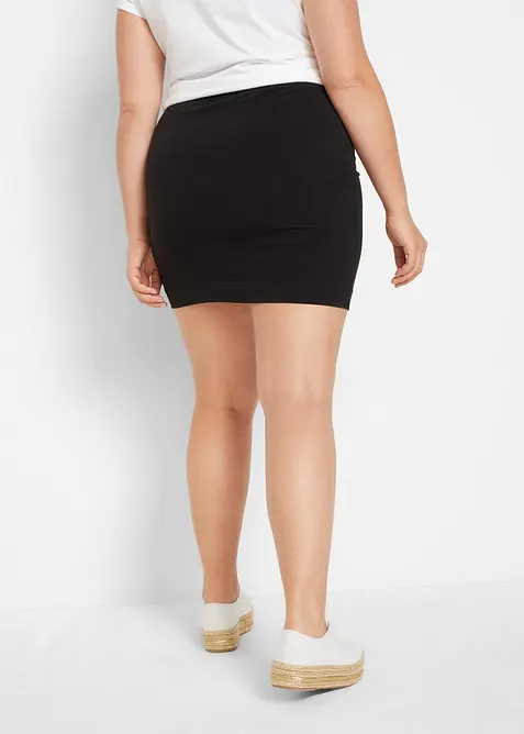 Lot de 2 jupes en jersey coton extensible, bonprix