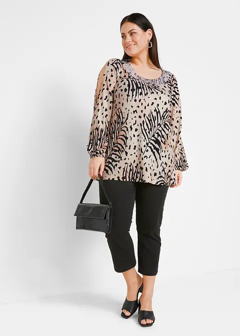 Pantalon extensible 7/8, bonprix