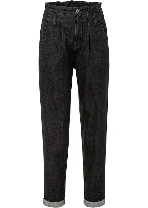 Jean mom extensible, taille haute, bonprix