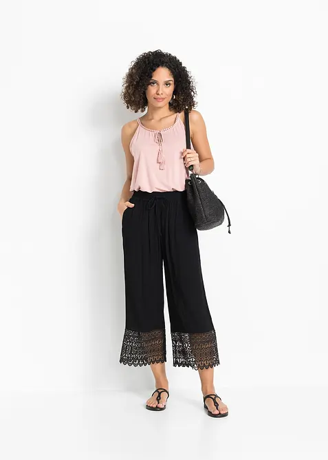Jupe-culotte en viscose, bonprix