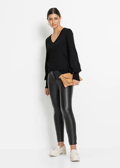 Pull en fine maille, viscose majoritaire, bonprix