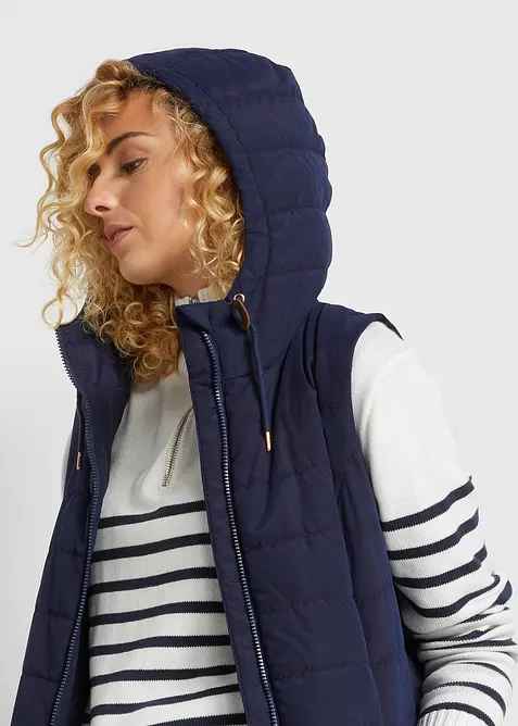 Doudoune longue sans manches, bonprix