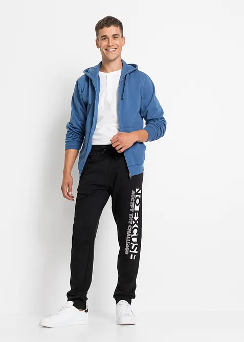 Pantalon de jogging à imprimé sportif, 100% coton, bonprix