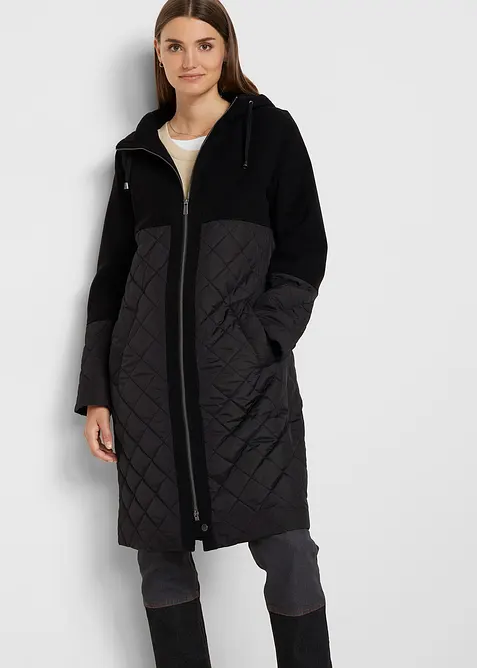 Manteau bi-matière, bonprix