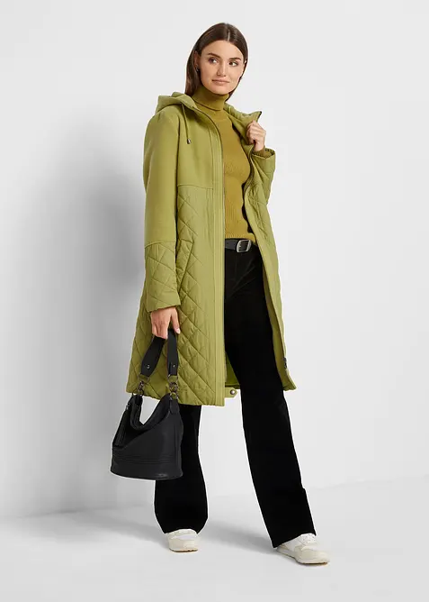 Manteau bi-matière, bonprix