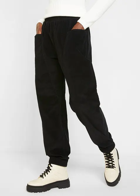Pantalon en velours côtelé, coton extensible, bonprix